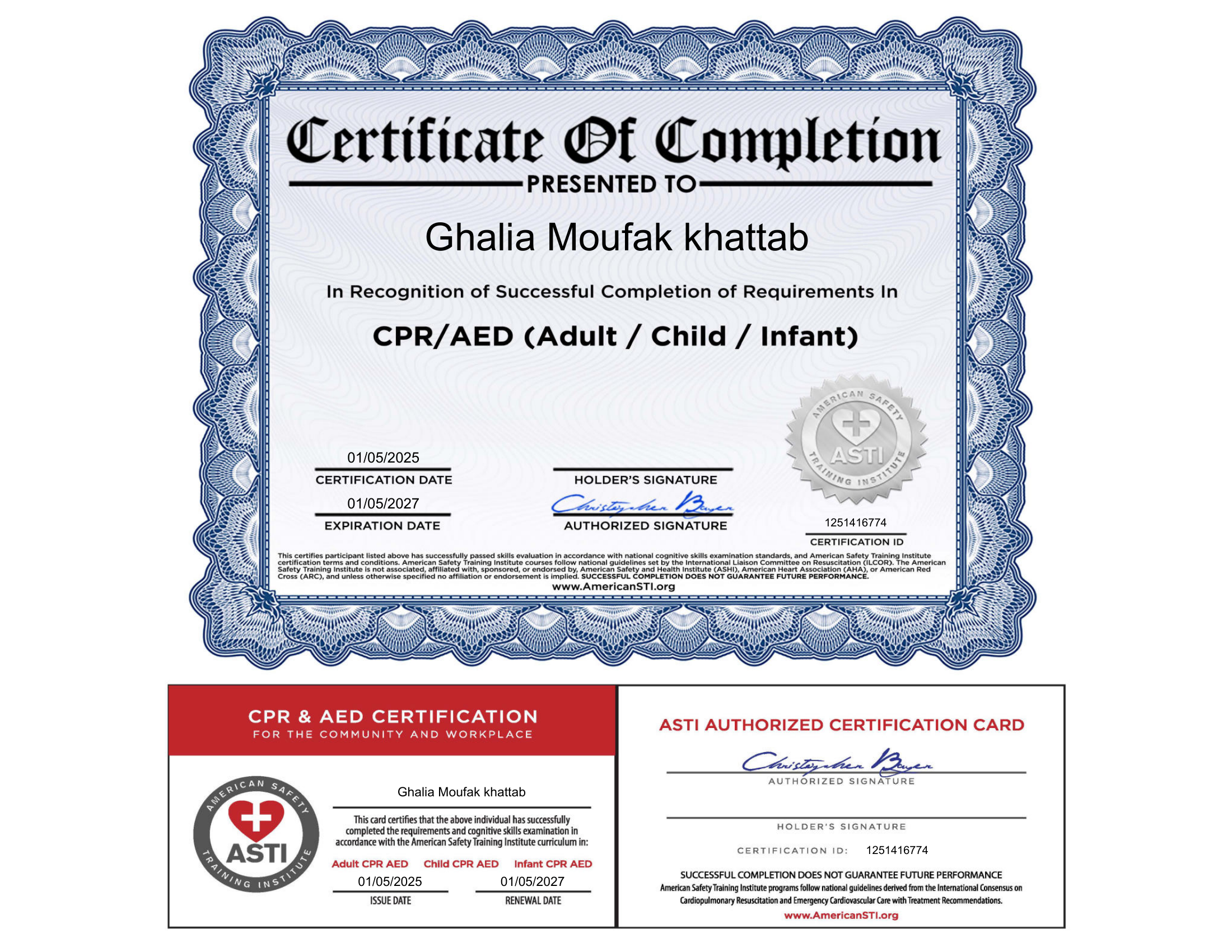 AFAA Group Fitness Instructor Certificate